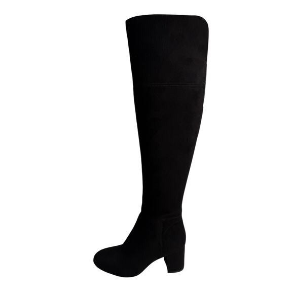 INC International Concepts Women's Size 5 Roann Knee High Boots Black Suede NWB - Picture 1 of 14